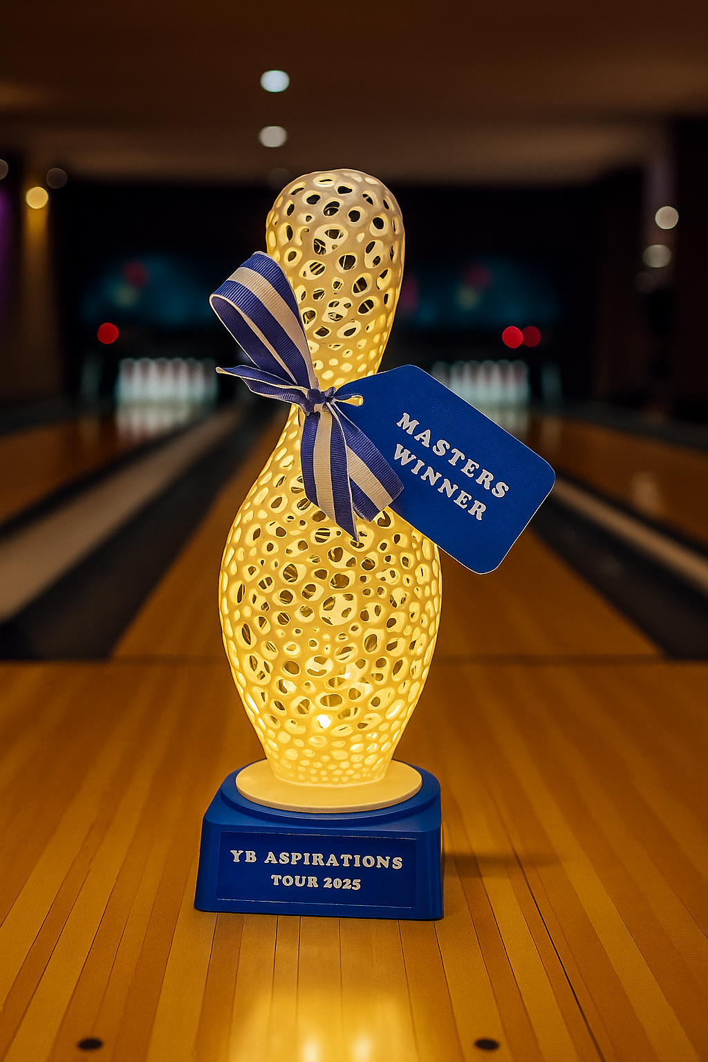 Light up bowling pins