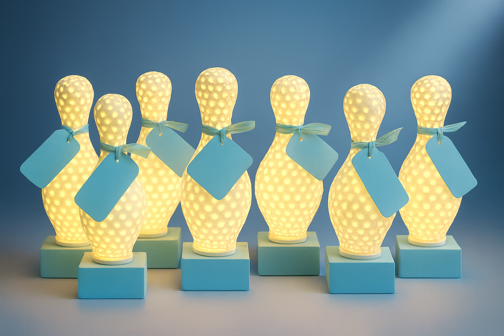 Light up bowling pin