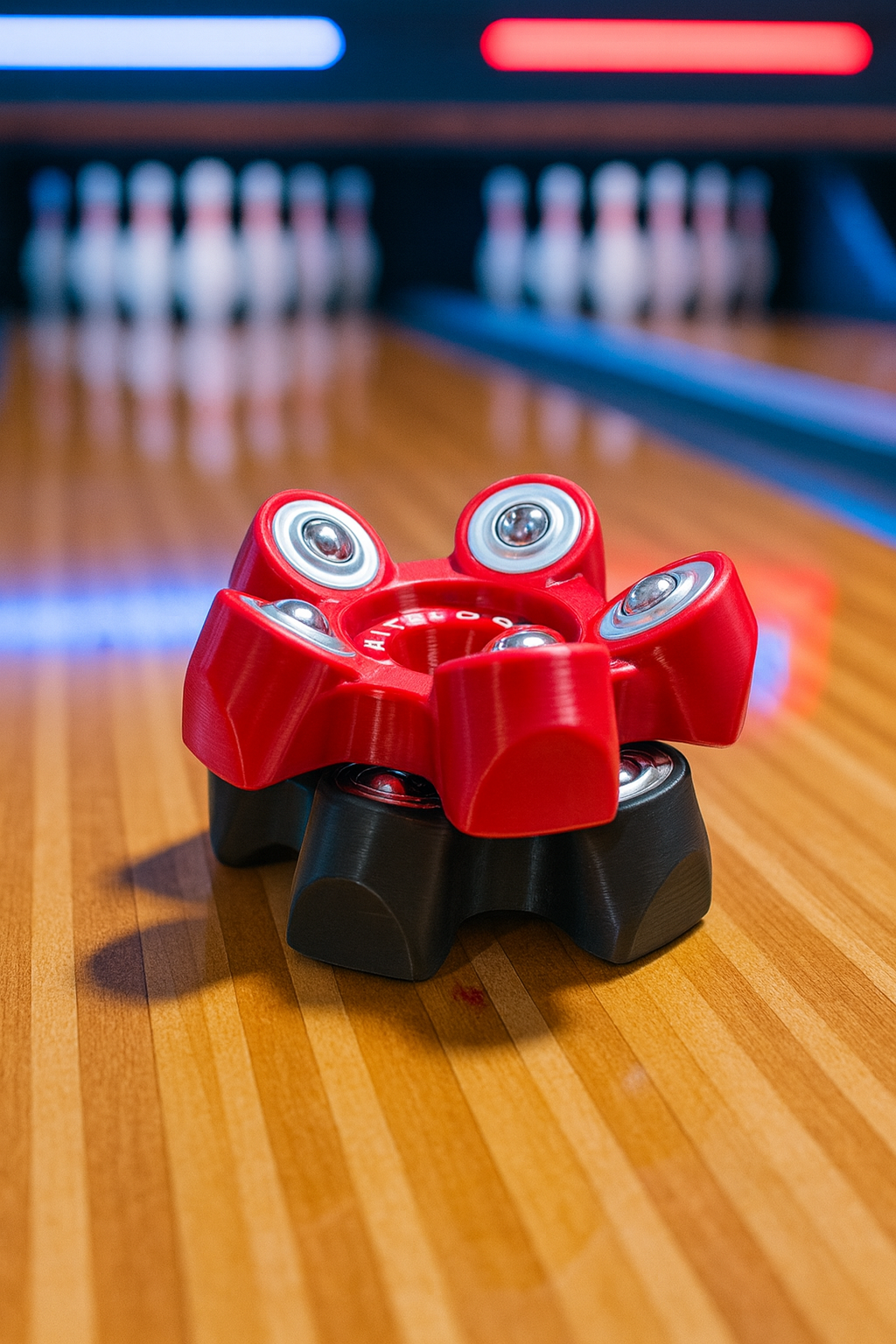 Bowling ball spinner